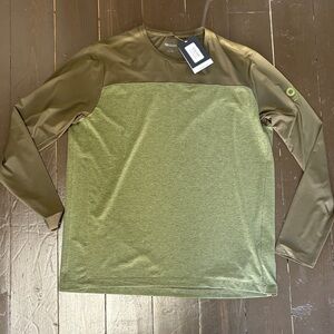 Outdoor Research MENS freewheel long sleeve jersey dark olive willow Heather XL